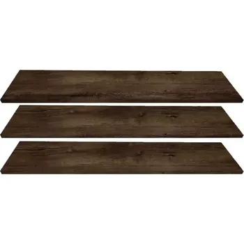 Kancelářská sestava Police 3szt Skříň Top 150 Tmavý Jasan