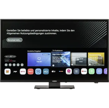 Televizor Reflexion LDDX24iBT_B LCD TV, 60 cm 24 palec, E (A - G), DVB-T2, DVB-C, DVB-S2, Full HD, Smart TV, WLAN, DVD-Player, CI plus , černá