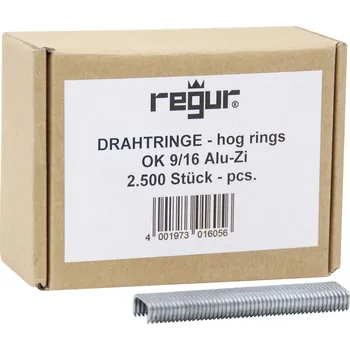 Spona do sešívačky Regur 60725 Drátové kroužky 2500 ks Rozměry (d x š) 16 mm x 8 mm