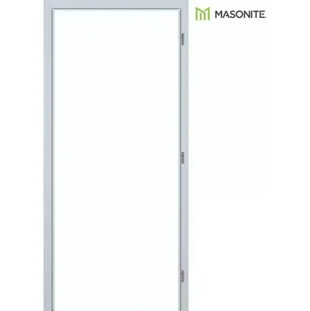 Interiérové dveře Zárubeň 3D Struktura Dřeva Bílá 80P 95-115 MM