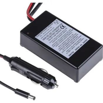 Měnič napětí Nabíječka notebooku do auta, vstupní: 12V dc, výstup: 12V dc, 3A