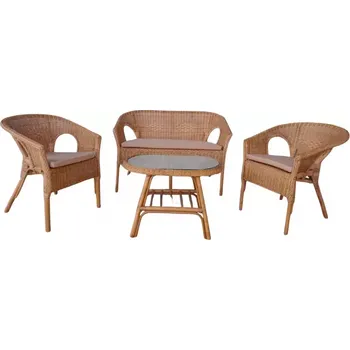 Zahradní sestava Zahradní ratanová sestava Hamburg