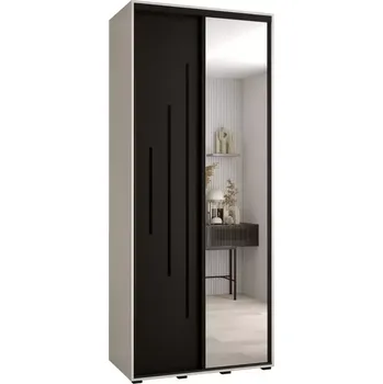 Předsíňová stěna Skříň 45 Canaris 13 120 bílá/černá/černá