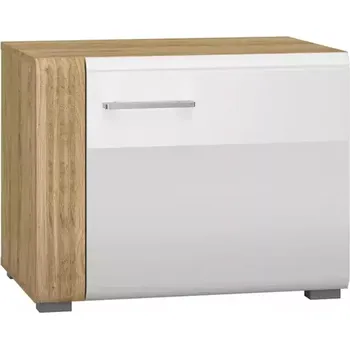 Obývací stěna Nástavec Tv stolek Adagio 08 dub castello/bílý lesk