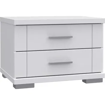 Obývací stěna Noční Stolek Snow 60cm Bílá Mat