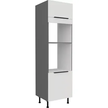 Kuchyňská skříňka Aria WH/ANT Anti Fingerprint 60DPM-215 2F