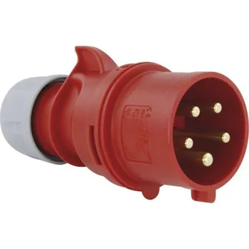 Elektrická vidlice Instalační vidlice 32A/400V/5-pól