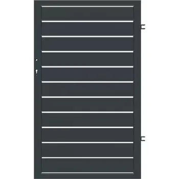 Plot PLOTOVÁ BRANKA SALERNO PRAVÁ 90x150 ZN RAL7024 MAT