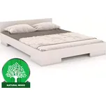 Dřevěná buková postel Skandica Spectrum Nízký 120x200 Bílý
