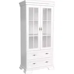 Vitrína Kora 88cm bílá borovice Andersen, KRW2