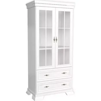 Obývací stěna Vitrína Kora 88cm bílá borovice Andersen, KRW2