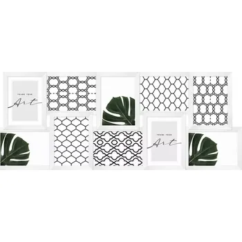 Rám na obraz Rámeček fotky 128 bílá