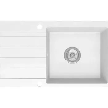Kuchyňský dřez Dřez Granitový 1k 860x500 Bílá