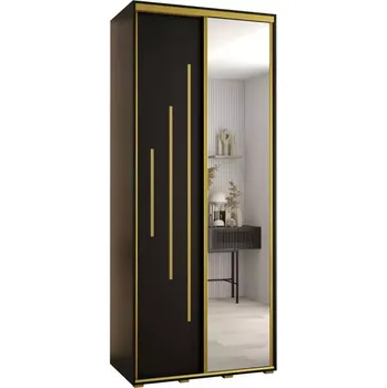 Předsíňová stěna Skříň 45 Canaris 13 120 černá/gold