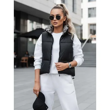 Dámská vesta Dámská vesta LEOVELLA oboustranná Dstreet TY4647 Barva: Černá, Velikost: XXL