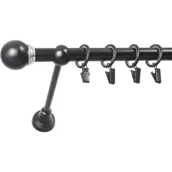 Garnýž I Stylus fi 19 černá 160cm koule saturn