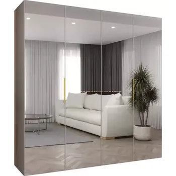 Předsíňová stěna Skříň Marbella III 200 kašmír/zlatá