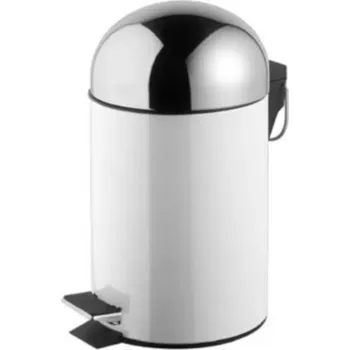 Odpadkový koš Odpadkový koš 3L „Grenada” 06627 bílý Bisk