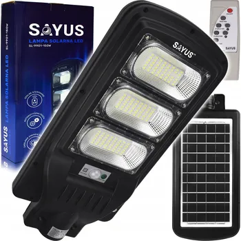 Venkovní osvětlení Pouliční lampa Sayus 1200 W 1500 lm, napájení bateriové/solární