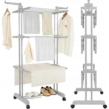 Sušák na prádlo Volně stojící vertikální Sušák na prádlo Amazon 126-126 cm