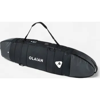 Cestovní taška DECATHLON Cestovní obal 1200 na 3 surfy 7' ČERNÁ