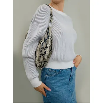 Dámský svetr Sinsay - Pruhovaný svetr - vícebarevná - 442EU-MLC - 442EU-MLC-M