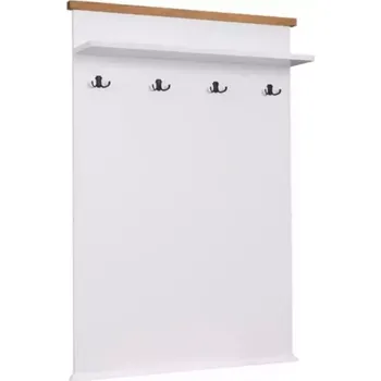 Věšák Vesak Galia 99cm Bílý/Dub Příroda