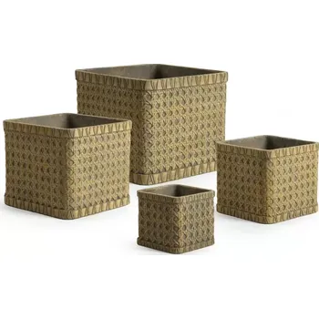 Květináč Květináč 101556 prachově žlutý 25x22h