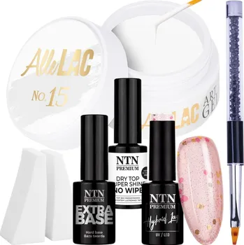 Lak na nehty Sada na nehty Babyboomer Pro 6 v 1, štětec a houbičky na Gel podkladové Houbičky