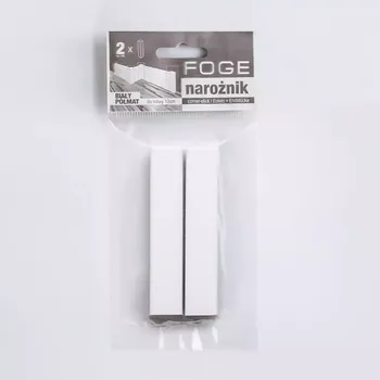 Koupelnový nábytek Univerzální roh Foge 100 bílá polomatná 2ks