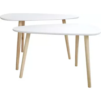 Obývací stěna Konferenční stolek Frej bílá/dub přírodní