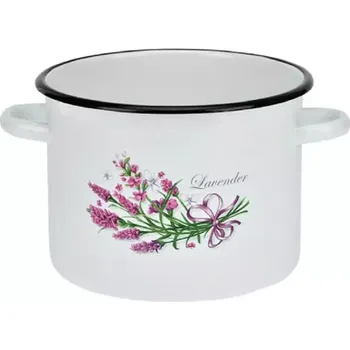 Hrnec Hrnec zdob. Levandule 3l 18cm bez pokličky