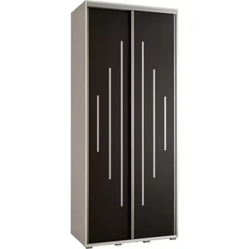 Předsíňová stěna Skříň 45 Canaris 12 120 bílá/černá/silver