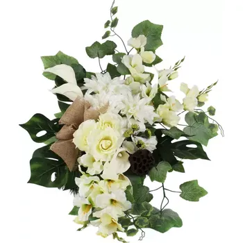 umělá květina Květinové aranžmá s 15 květy premium 50x40cm 443960