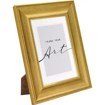 Rám na obraz Fotorámeček 10x15 s l15,40,009 staré zlato+zlato