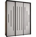 Skříň 45 Canaris 12 190 černá/bílá/černá