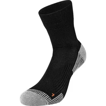 R-EVENGE Technické středně dlouhé ponožky Multisport pro fitness, běh, volný čas, černé 35/38 ČERNÁ