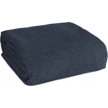 Prostěradlo Deka Eurofirany bavlna 150 cm x 200 cm modrá