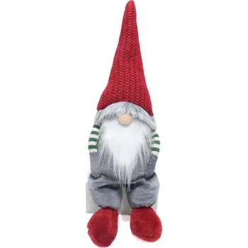 Skřítek červeno šedý 25x20x86cm
