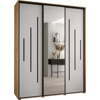 Předsíňová stěna Skříň 45 Canaris 13 200 artisan/bílá/černá