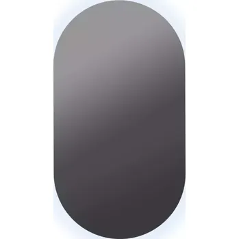 Koupelnový nábytek Zrcadlo LED ovál 50X90
