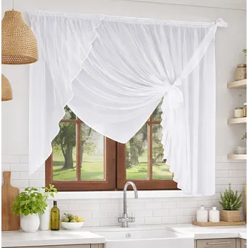 Hotové Ušité Záclony Voálové Pasadena (S)