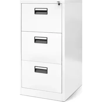 Kancelářská sestava Skříň Sara V003 kov bílá