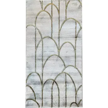 Koberec Koberec Frisee Diamond 1,33/1,9 A0073 bílá/zlatá