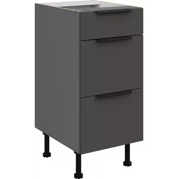 Kuchyňská skříňka Aria GR/ANT Anti Fingerprint 40d 3s Bb