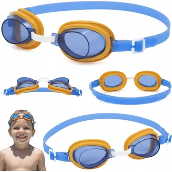 Plavecké brýle Profesionální plavecké brýle pro chlapce na bazén modré