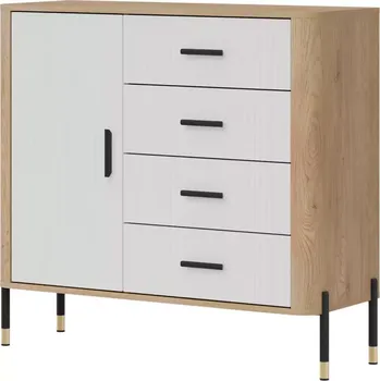 Ložnicová sestava Komoda Dante DT08 dub cremona/bílá