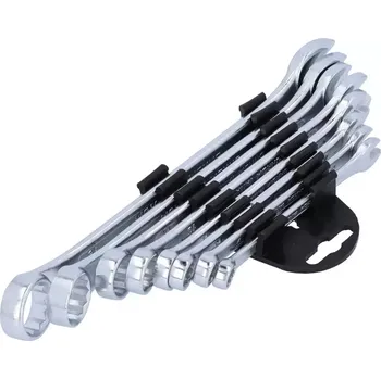 Klíč Plochý klíč s očkem 8-19 chrom-vanad , 8-tldílná sada