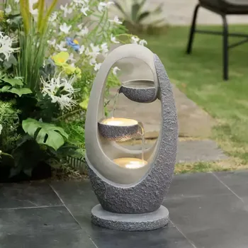 Zahradní dekorace Zahradní fontána WXF2206170-G +LED