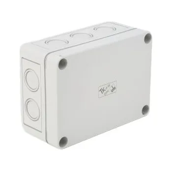 Rozvaděč Rozvodná skříň Polykarbonát Šedá 130 x 94 x 57mm řada TK PC IP66